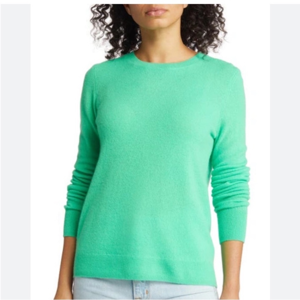 Nordstrom 100% Cashmere Crew Neck Sweater